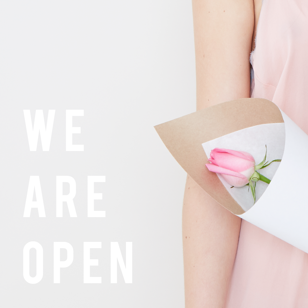 We are open!