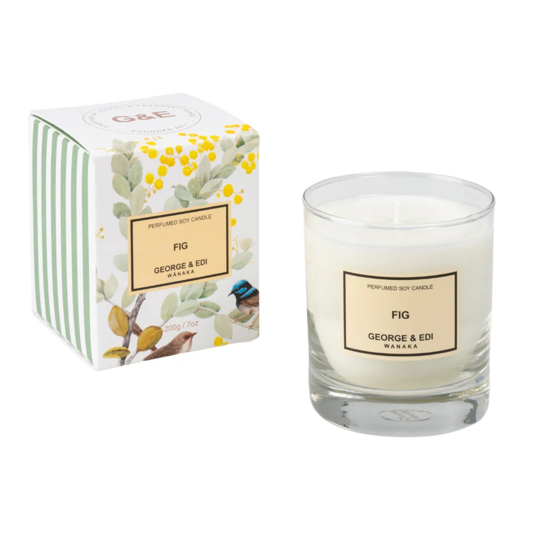 George & Edi Soy Candle - Fig