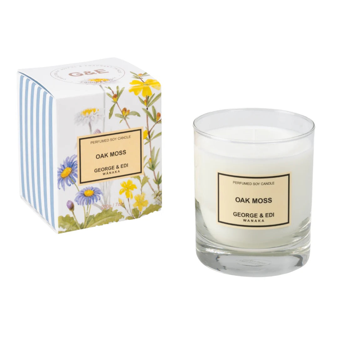 George & Edi Soy Candle - Oak Moss