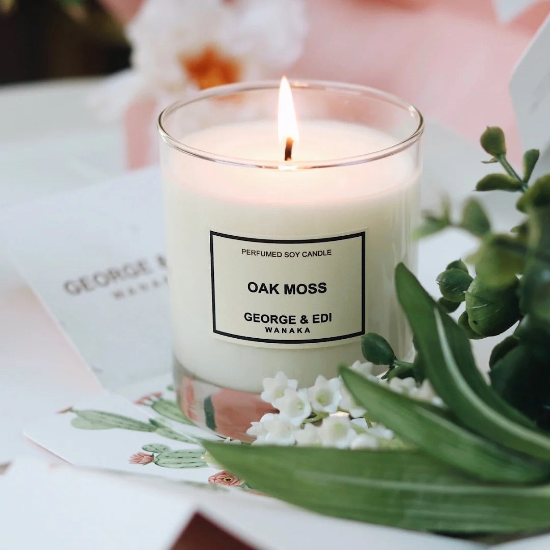 George & Edi Soy Candle - Oak Moss