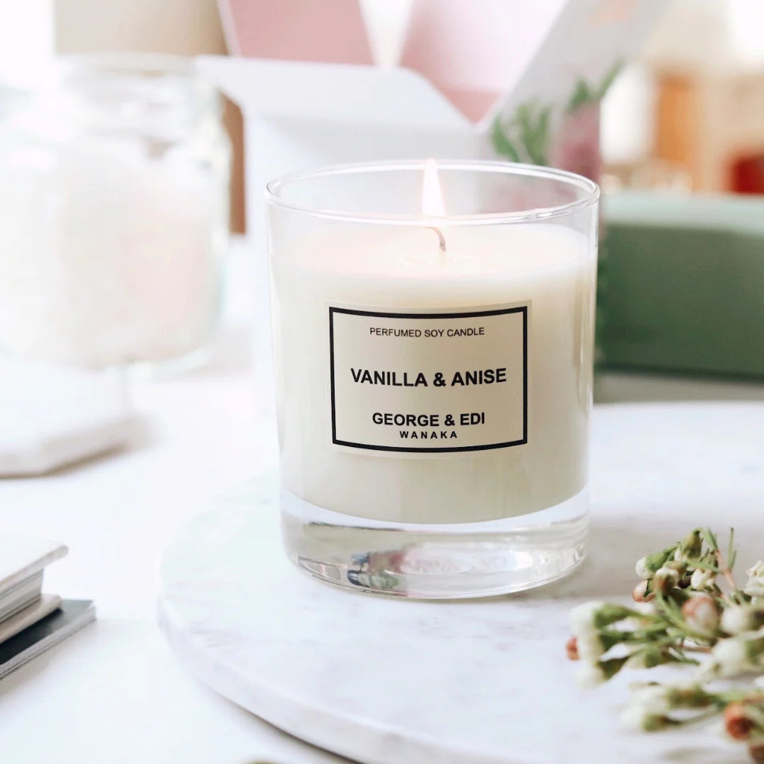 George & Edi Soy Candle - Vanilla + Anise