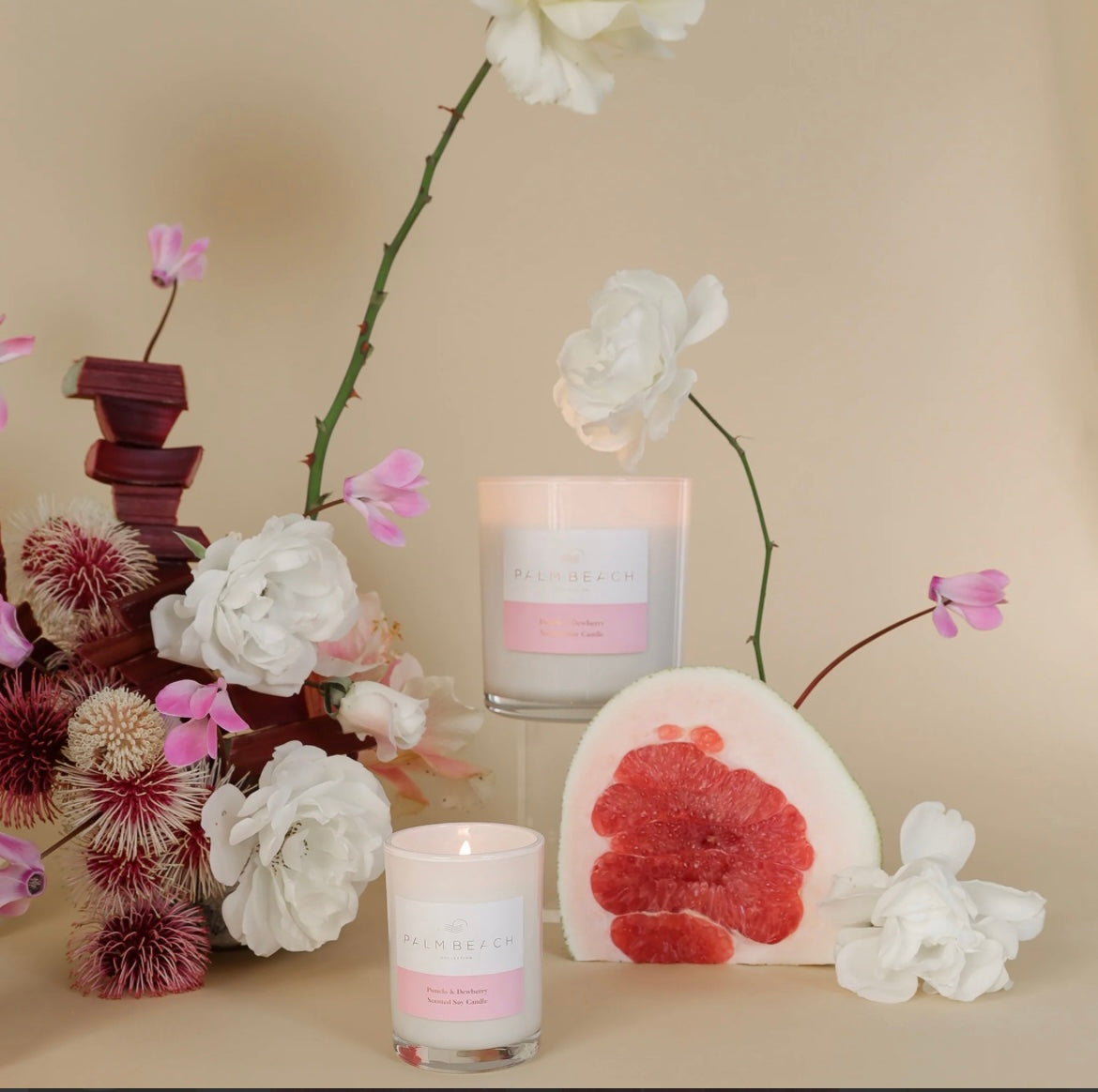Palm Beach Collection Soy Candle - Pomelo + Dewberry